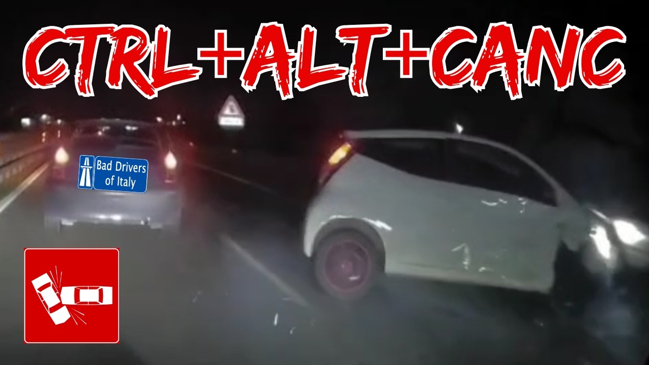 BAD DRIVERS OF ITALY dashcam compilation 3.2 - BANZAI