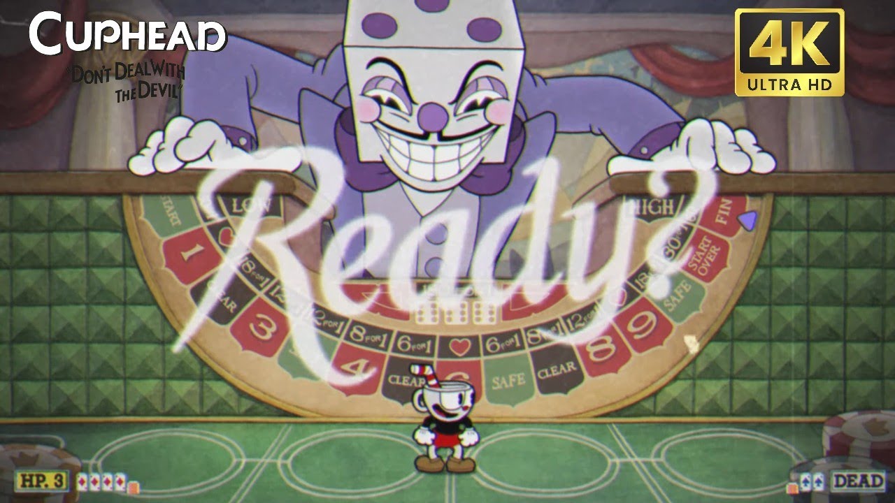 Cuphead: Casino Bosses and King Dice Full Fight | (PS5) (4K60FPS)