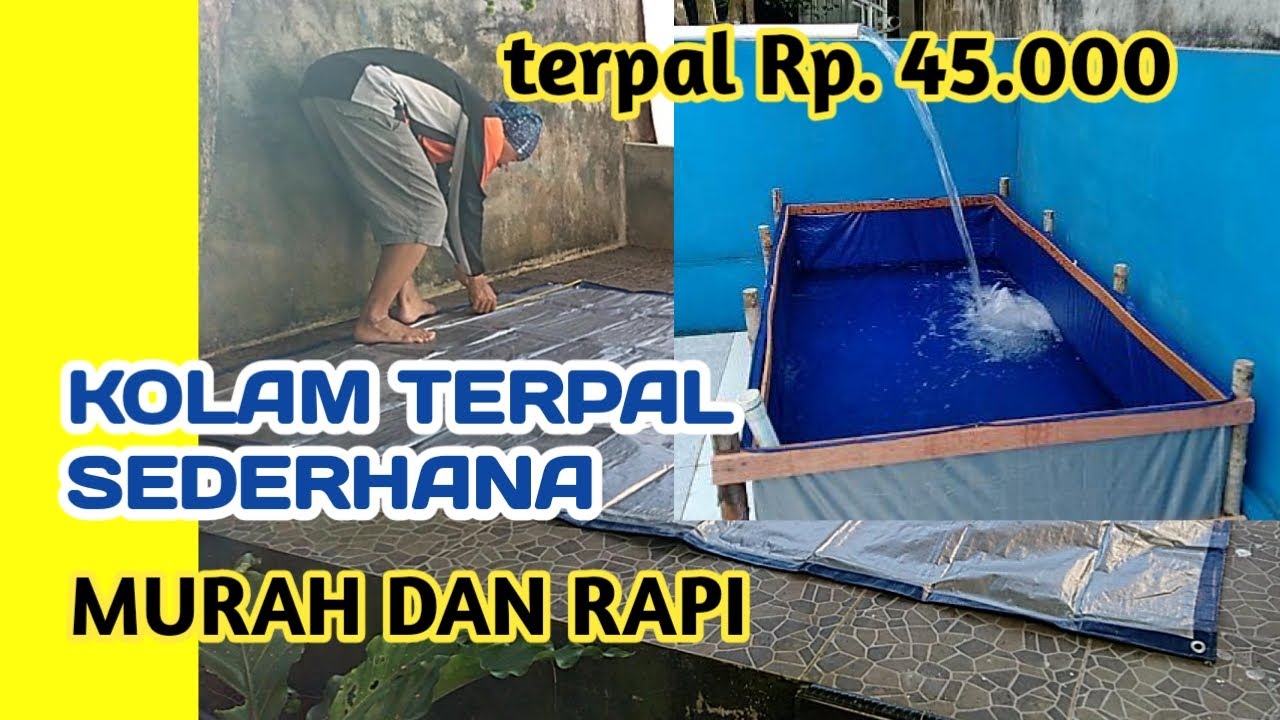 Cara Membuat Kolam Terpal Sederhana