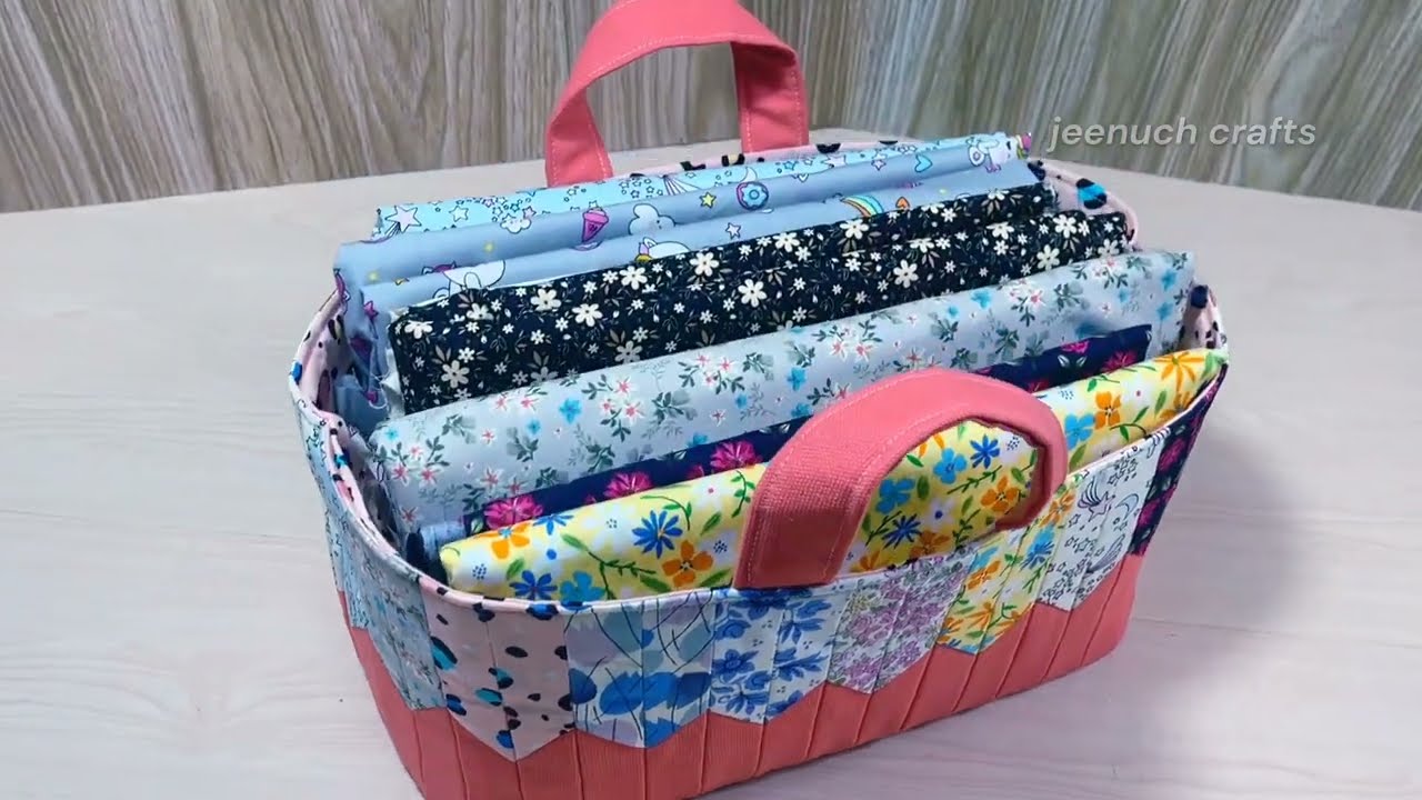 Fast and easy fabric basket | Sewing Project | Sewing Tutorial