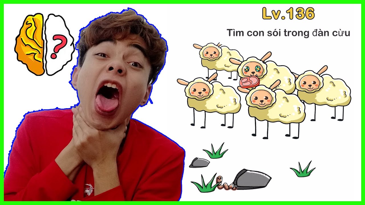 Brain Out Lv 140 Phần 7 | Tìm Con Chó Sói Trong Đàn Cừu