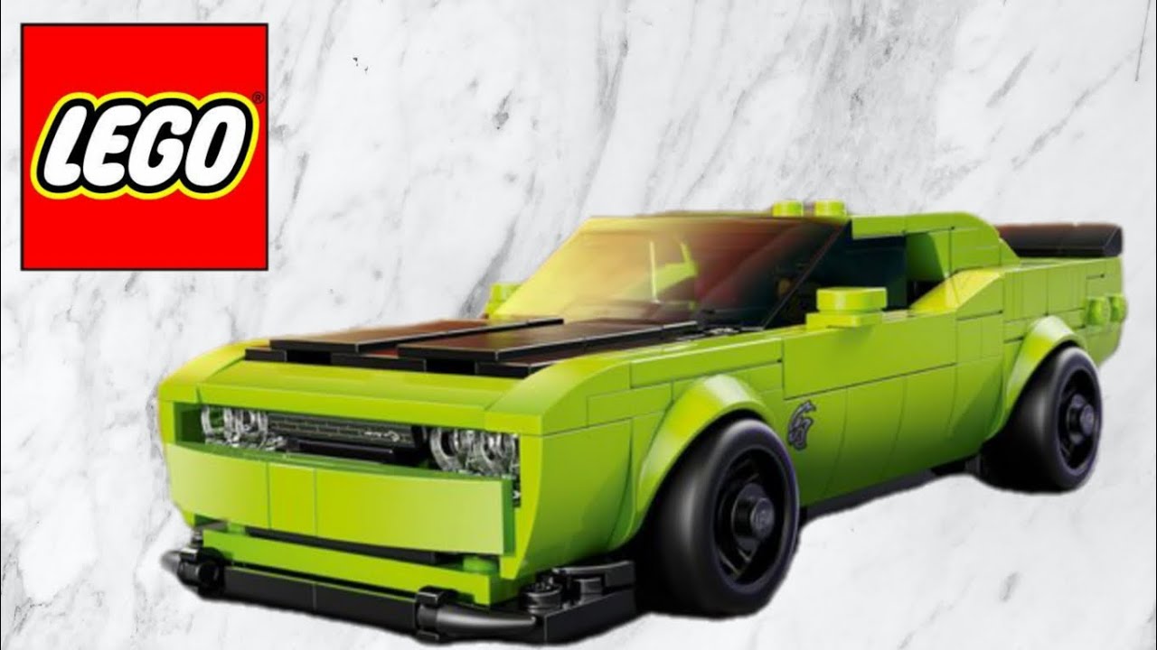 LEGO Speed Champions: Dodge Challenger SRT Hellcat Speed Build
