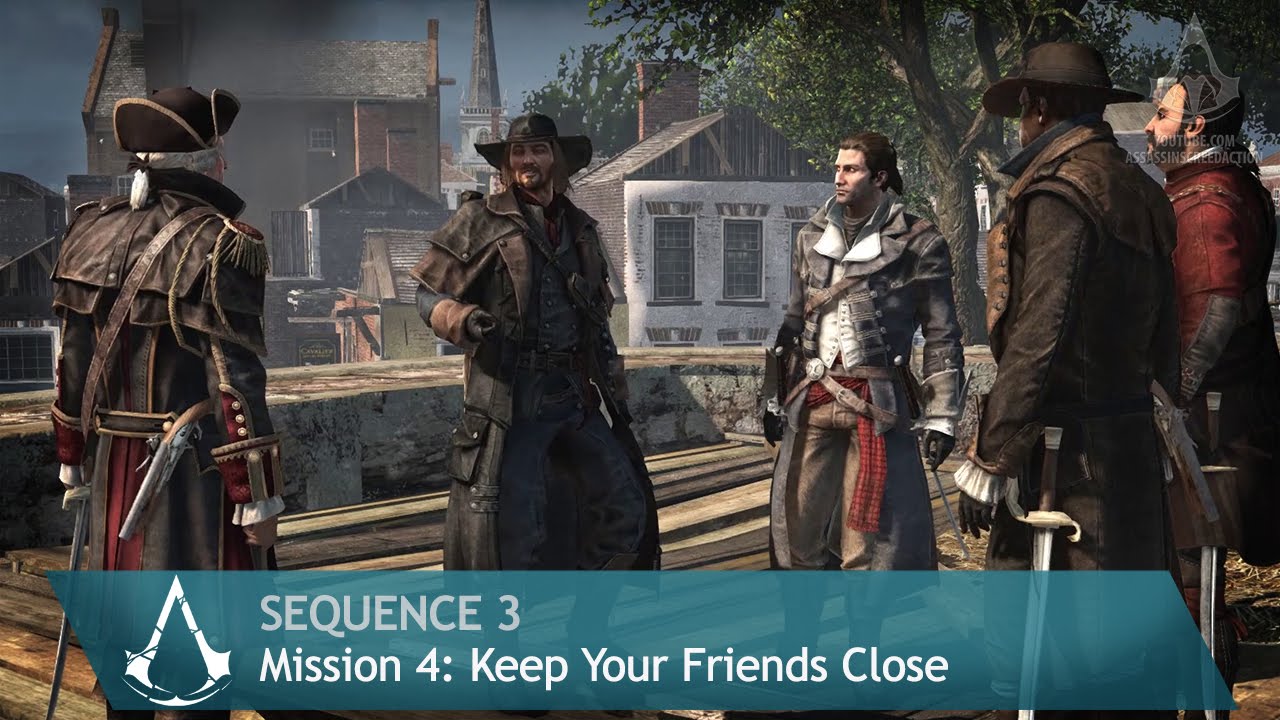Assassin's Creed: Rogue — Миссия 4: Держи друзей близко — Последовательность 3 [100% синхронизация]