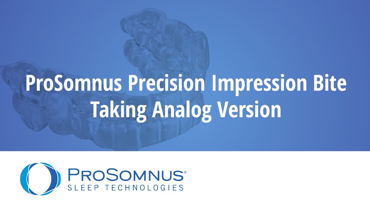 ProSomnus Precision Impression Bite Taking Analog Version