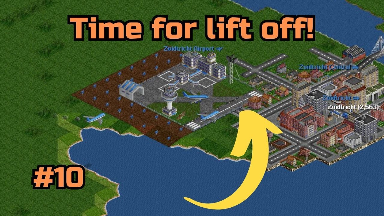 Time for lift off!! OpenTTD Series episode 10