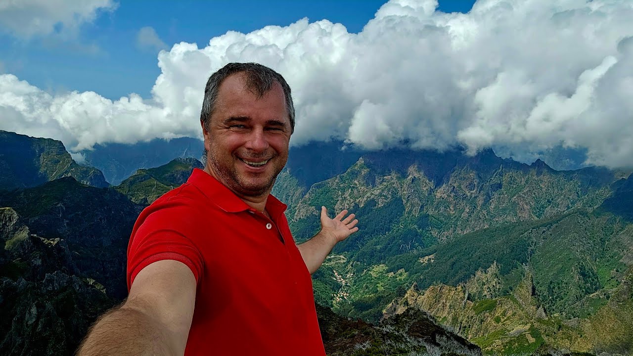 Am urcat pe cel mai înalt vârf din Insula Madeira