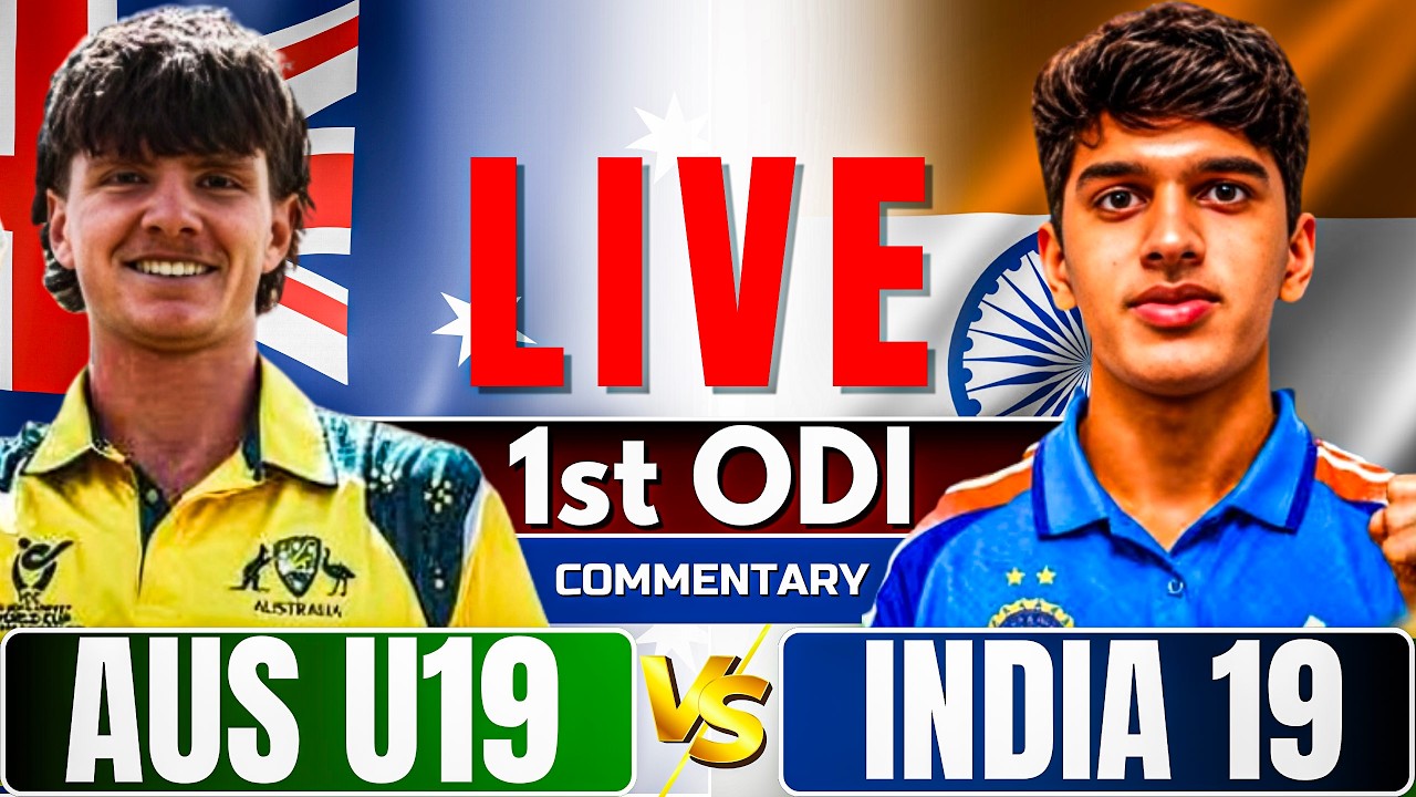 🔴Live: India U19 vs Australia U19 | 2nd ODI | Live Score & Commentary | Live cricket match today