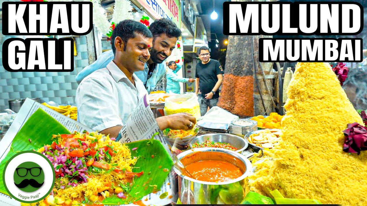 Mulund Khau Gali Street Food Pt 1 | Ice Bhel , Dabeli & More | Veggie Paaji Mumbai