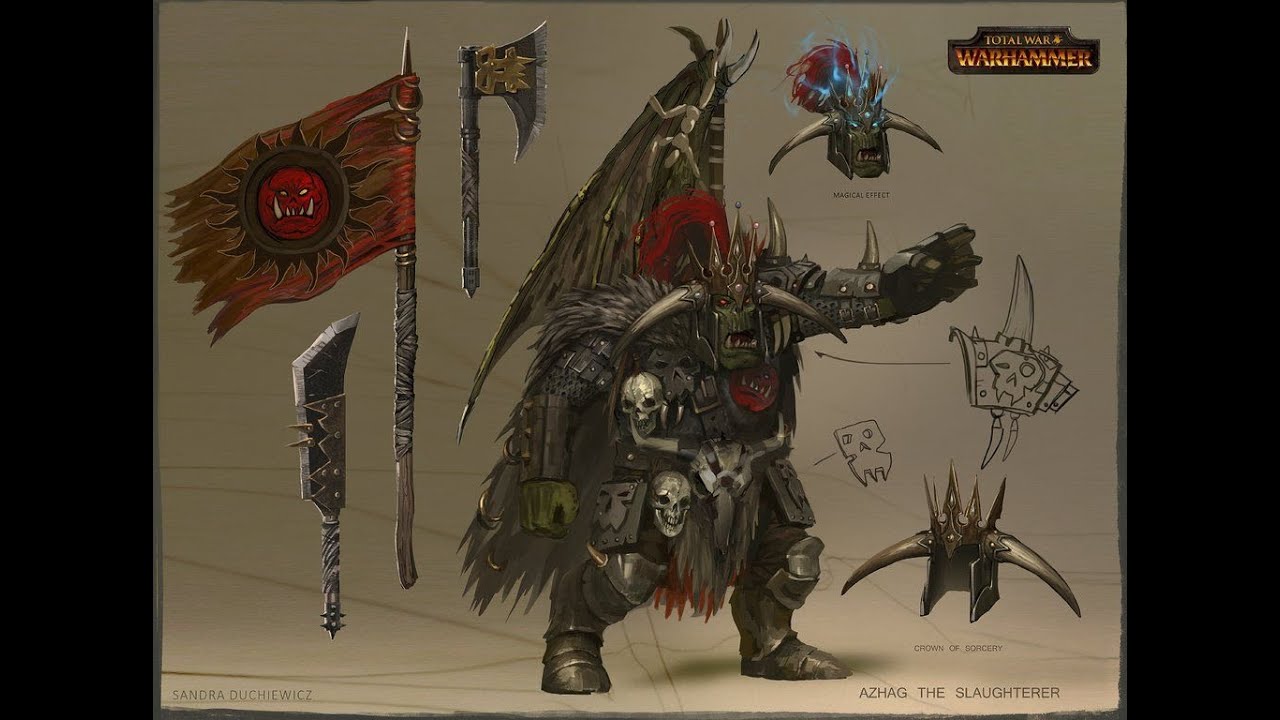 Total War Warhammer II: Poradnik,Zielonoskórzy-Azhag Rzeźnik cz.1