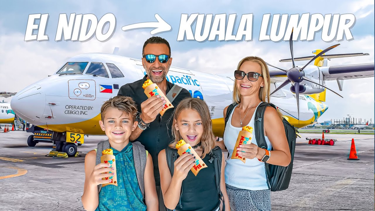 🇵🇭 День путешествия из Эль-Нидо в 🇲🇾 Куала-Лумпур + выкуп Jollibee