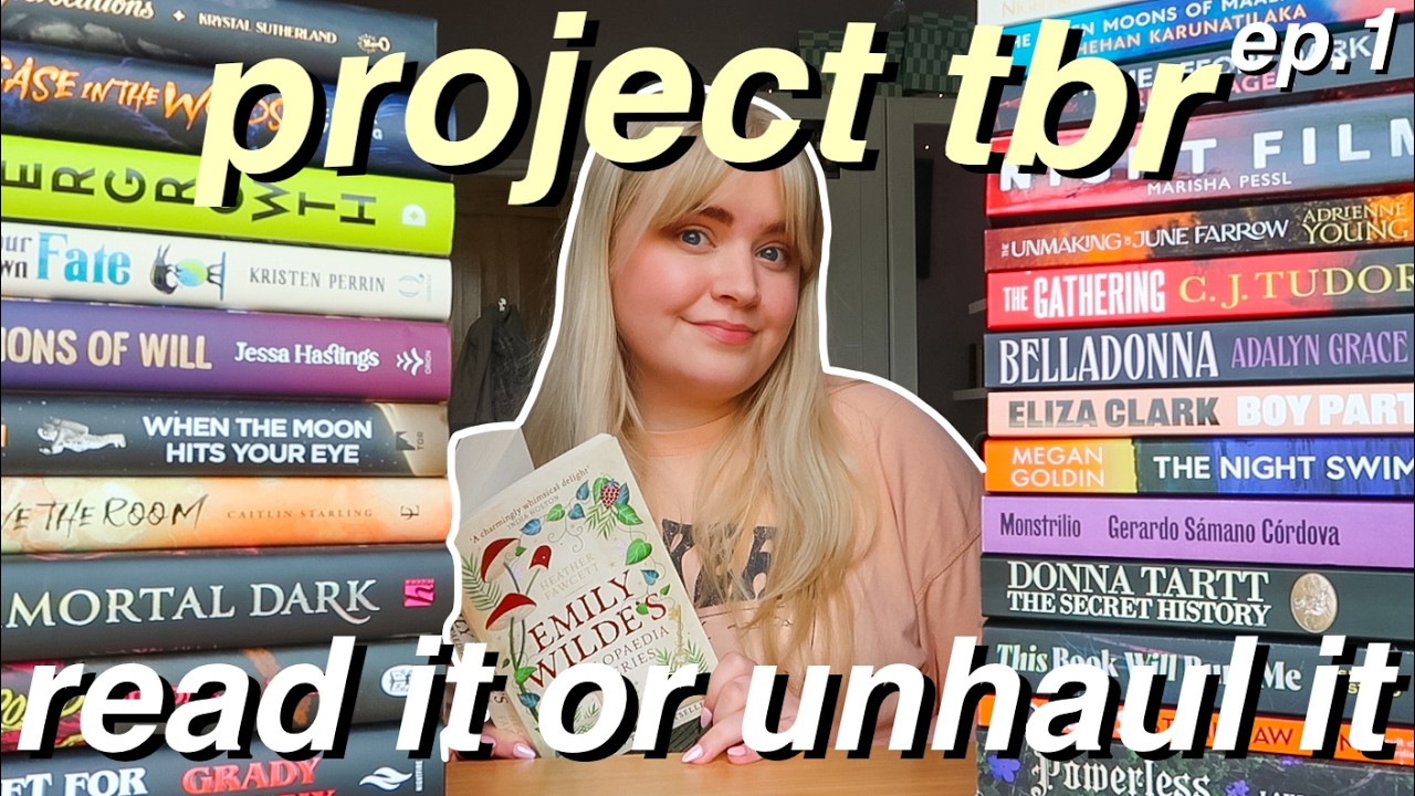 reading EVERY book on my tbr | PROJECT TBR: read it or unhaul it ep.1