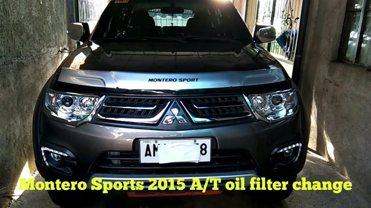 Montero Sports 2015 Gen 2 / Top up Oil filter change