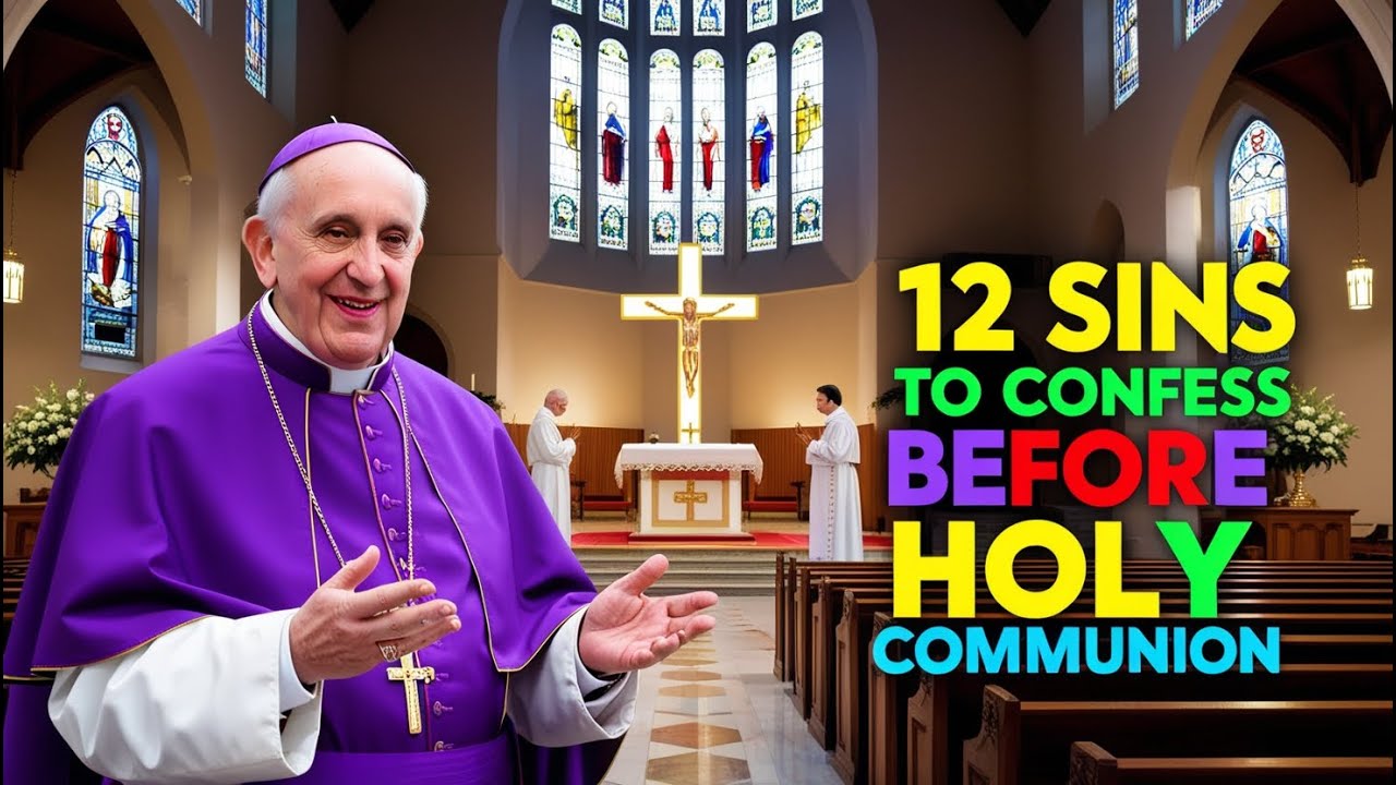 12 Deadly Sins You MUST Confess Before Receiving Holy Communion!
