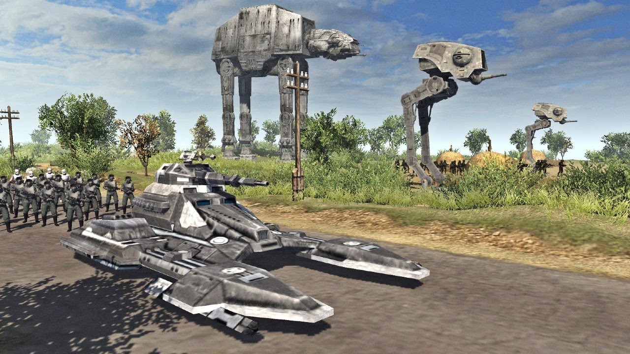 Galactic Empire vs WW2 Earth - Men of War: Assault Squad 2 - Cinematic Battle