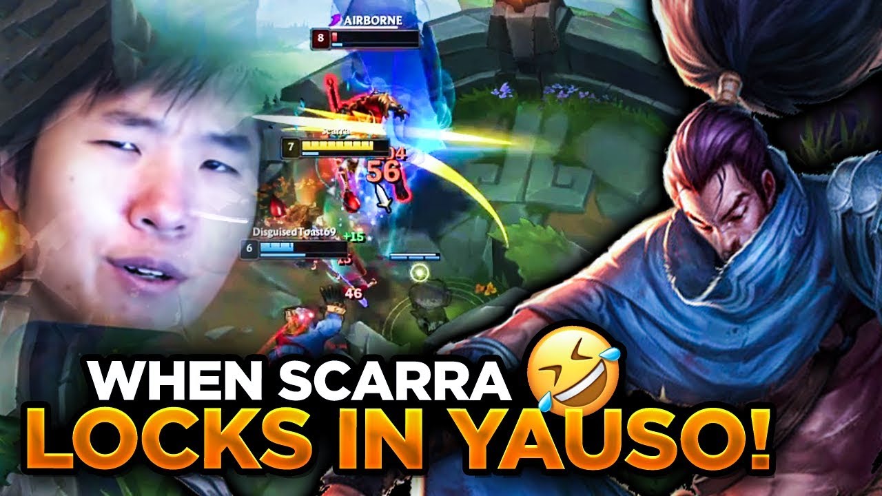 SCARRA'S ONCE IN A YEAR YASUO PICK! w/ Disguised Toast | LoL | League of Legends