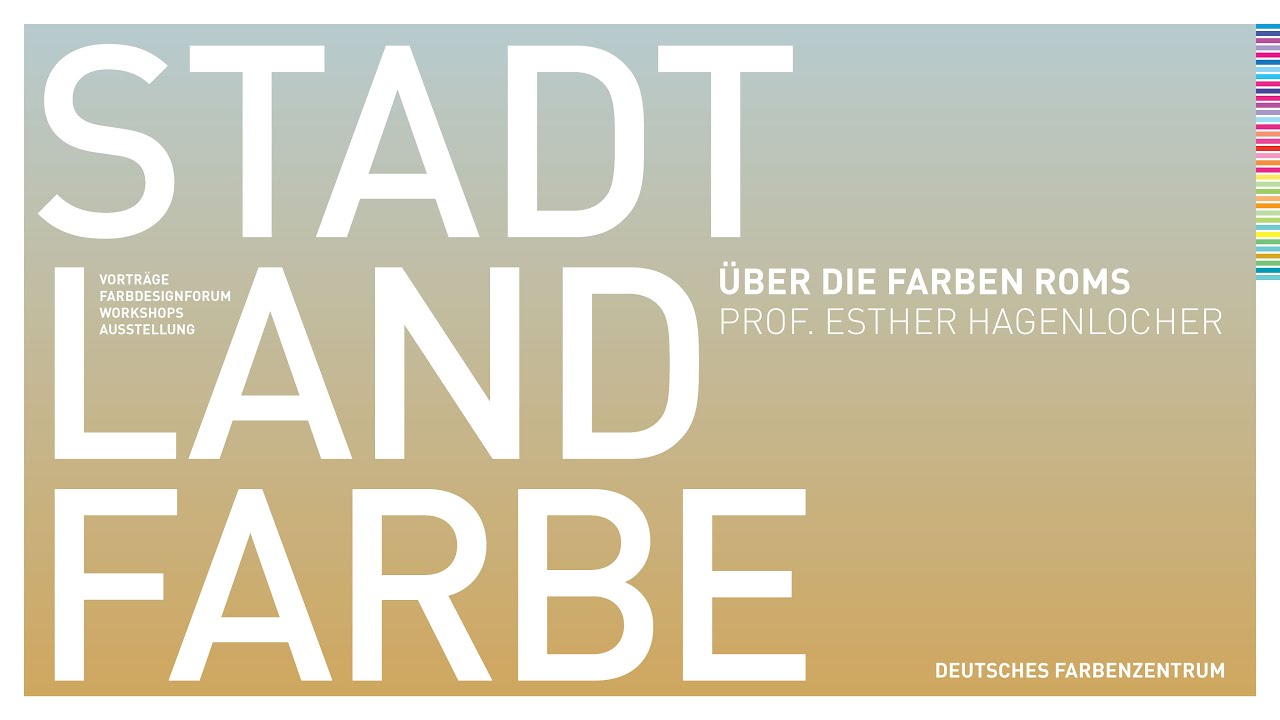 Über die Farben Roms | Prof. Esther Hagenlocher