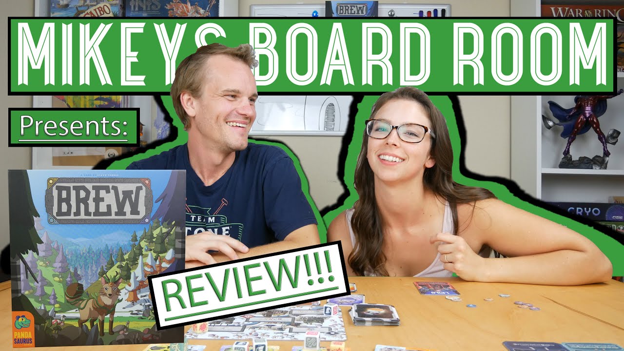 Brew Board Game Review - Pandasaurus Games - Two Player Game Review