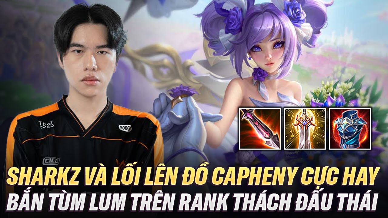 Sharkz Và Con Capheny Với Lối Lên Đồ + Bảng Phù Hiệu Cực Thông Minh Bắn Cực Cháy Rank Thách Đấu Thái