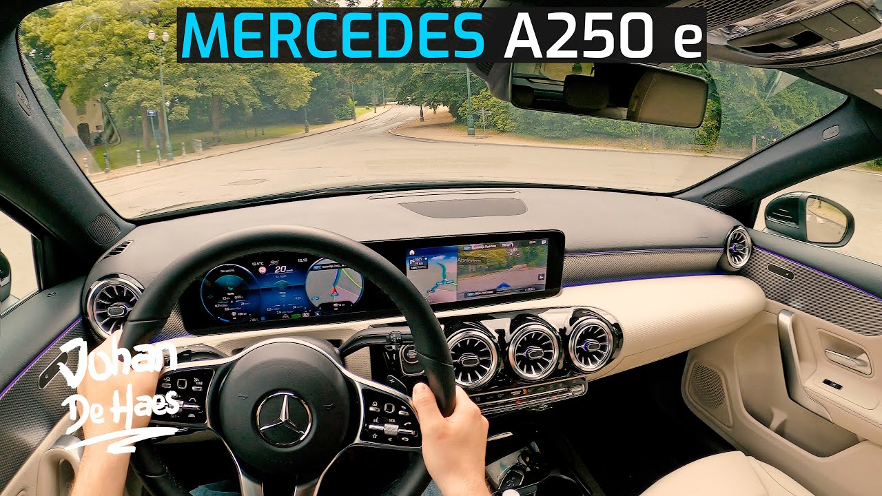 2021 MERCEDES A-CLASS 250e PLUG-IN HYBRID 218 HP POV TEST DRIVE