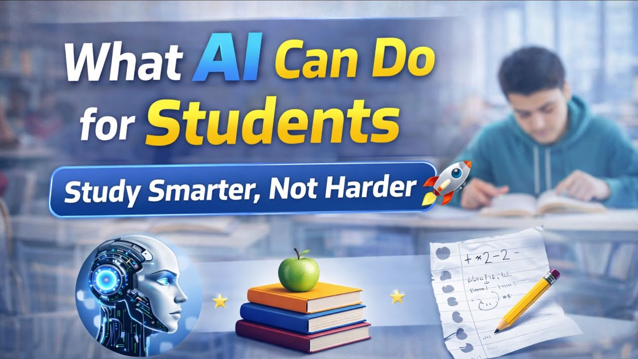 What AI Can Do for Students | Study Smarter with AI (Beginner Guide)