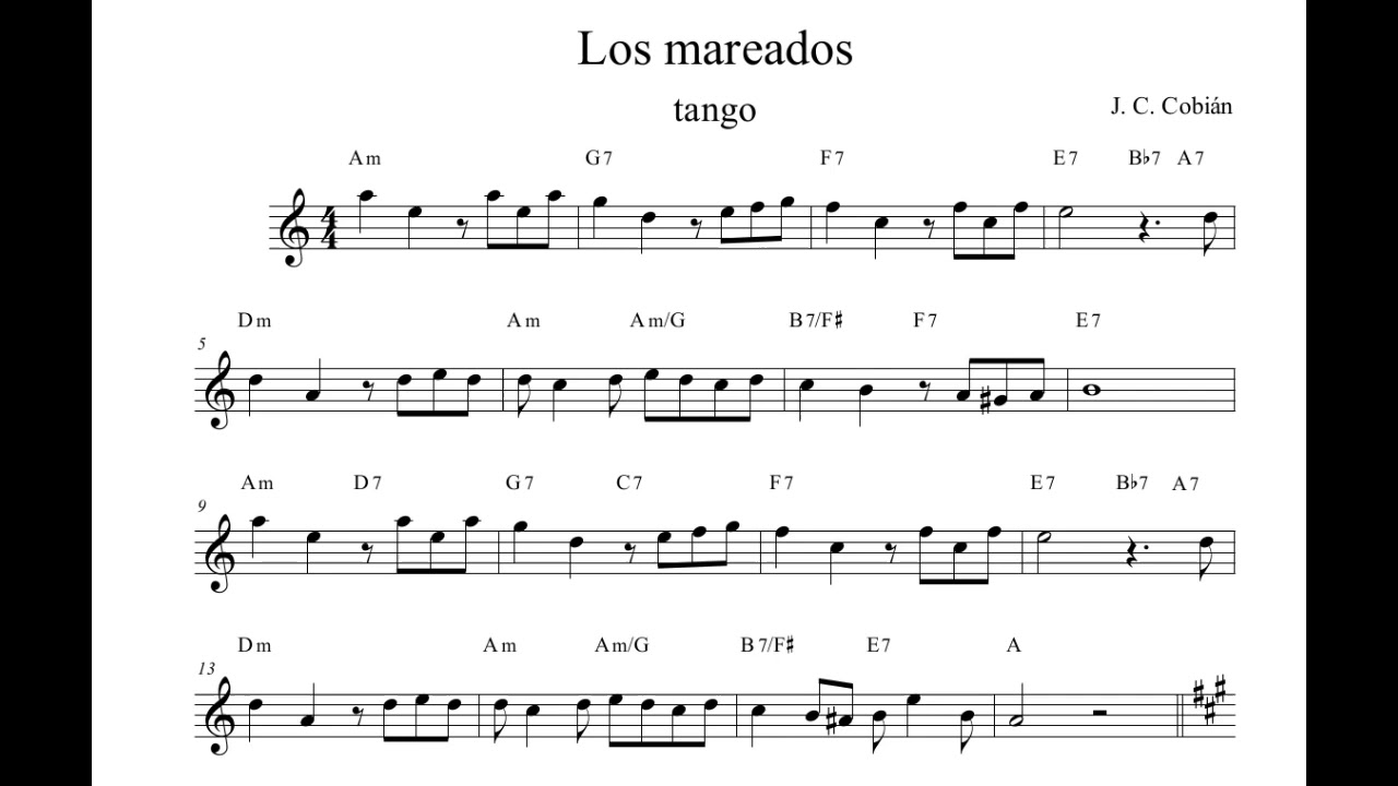 Los mareados - tango - Backing track - pista - karaoke + letra