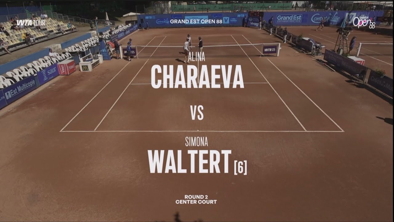 Alina Charaeva vs Simona Waltert (SUI)  -  Game, Set and Match Point