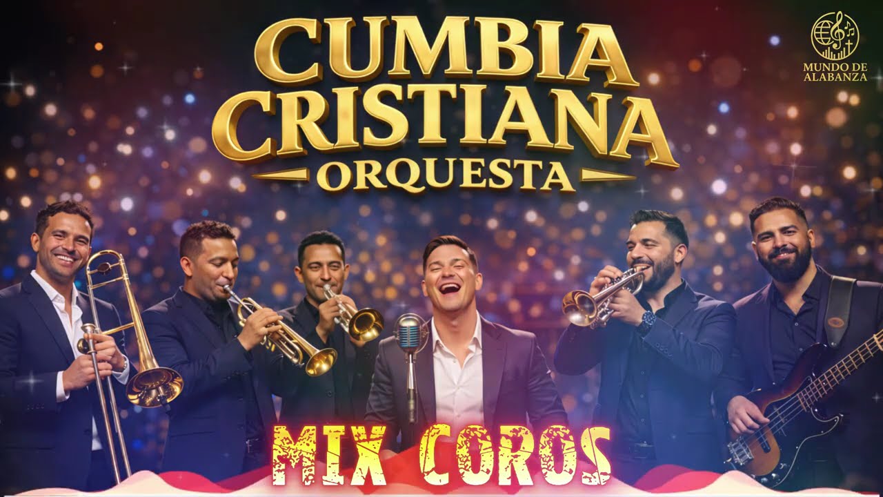 CUMBIA CRISTIANA ORQUESTA. SUPER MIX DE COROS. YO TENGO UN ABOGADO QUE ME DEFIENDE