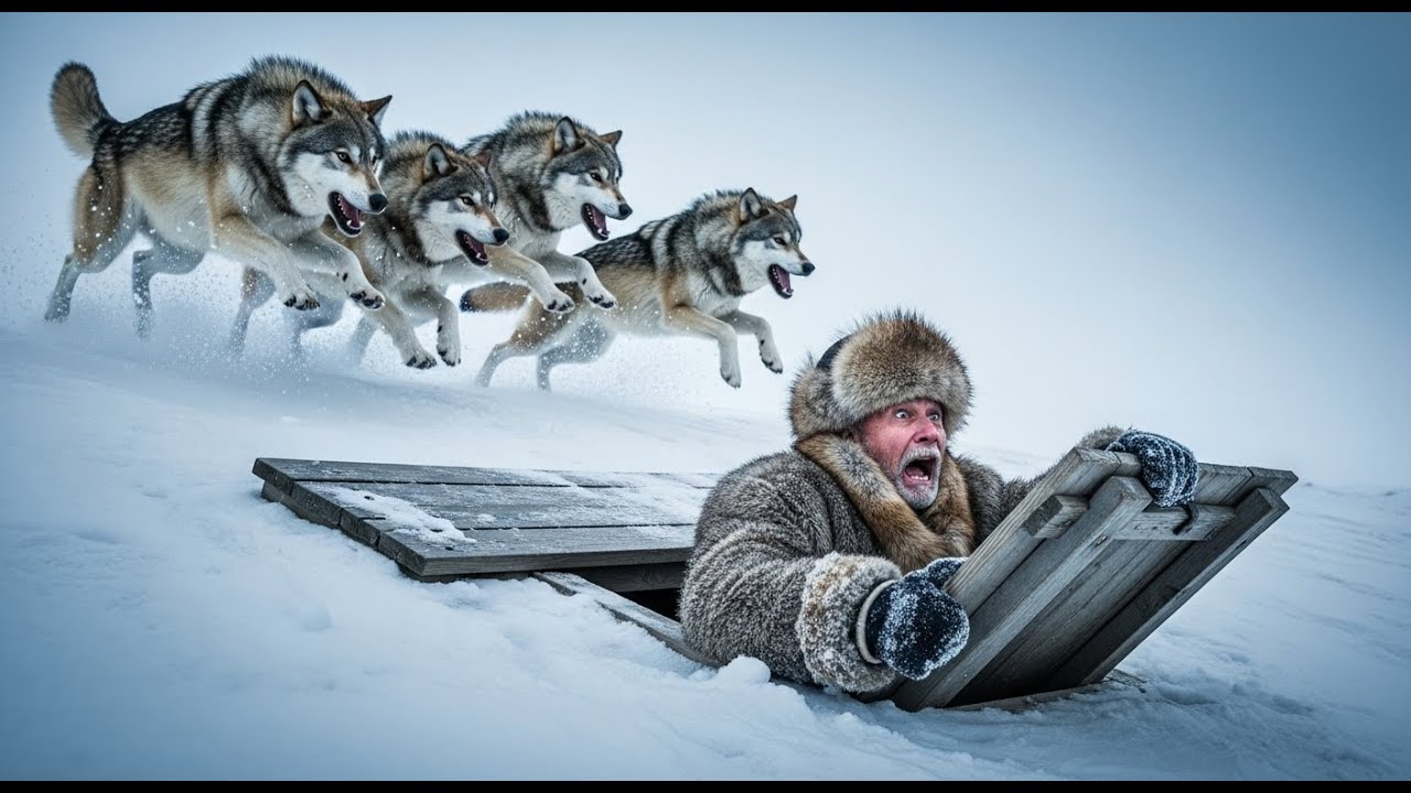 85-Year-Old Man Escapes From 3,000 Wolves In A Secret Hideout | Extreme Yakutia survival