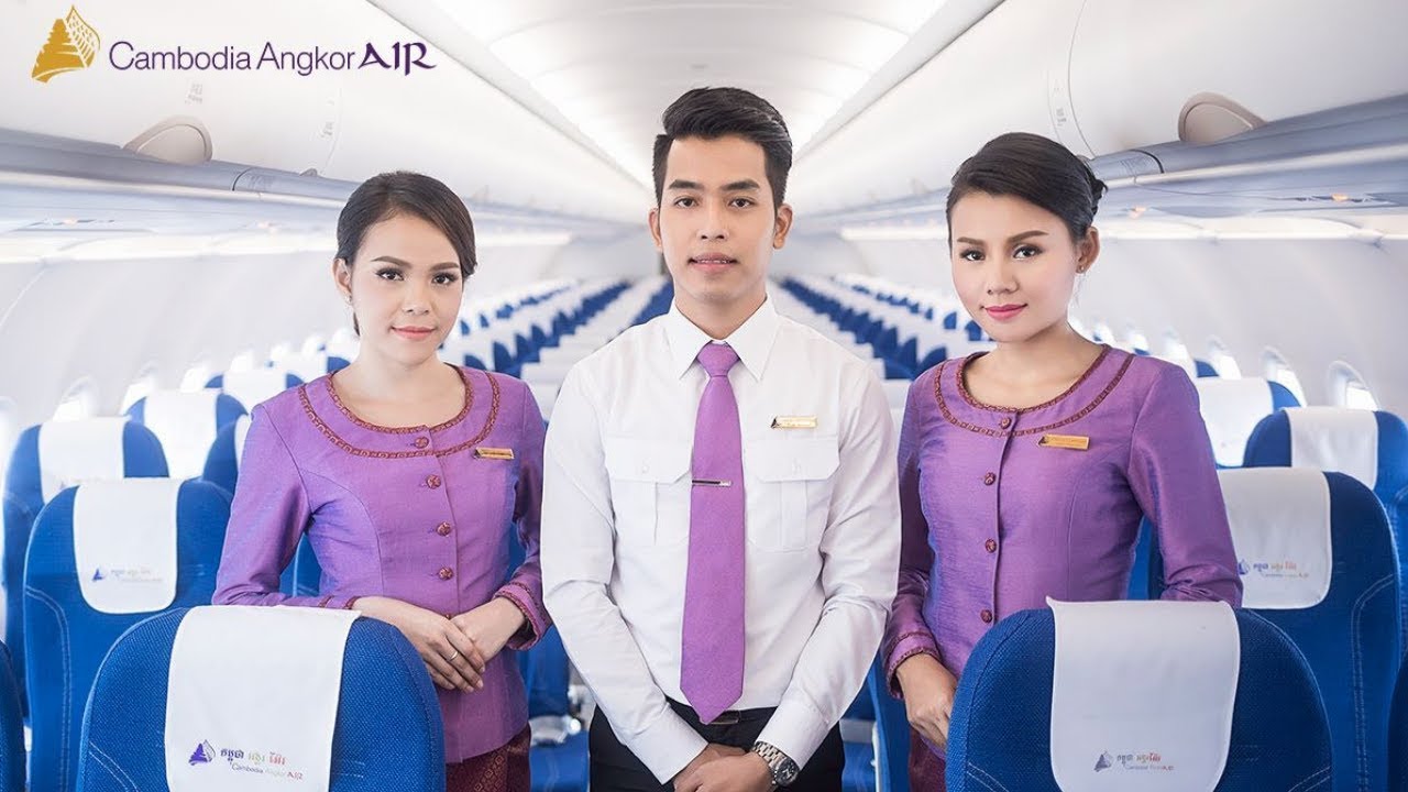ក្រុមបាហុនិការរបស់ក្រុមហ៊ុន ខេមបូឌា អង្គរអ៊ែរ / Cambodia Angkor Air Cabin Crew