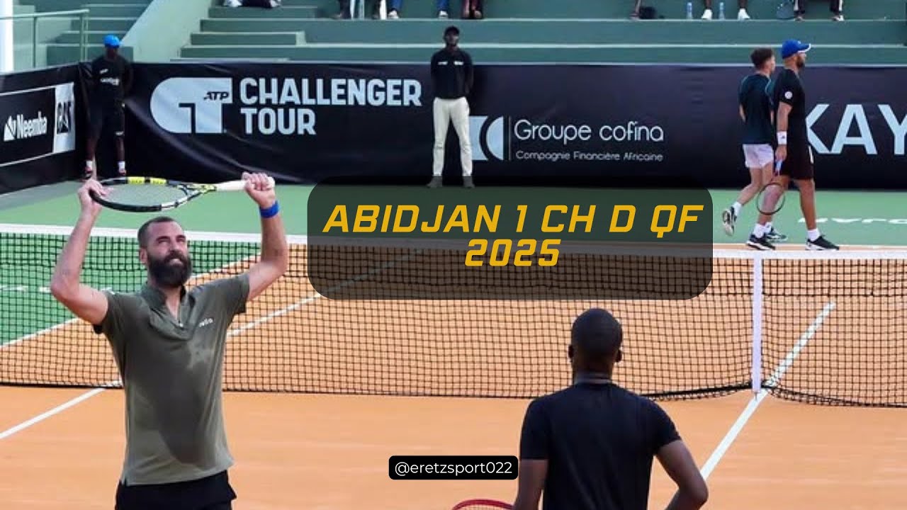Abidjan 1 Challenger 2025 D QF: Jody Maginley/Clement Chidekh vs. Benoit Paire/Myko Y.H. Kouame H/L