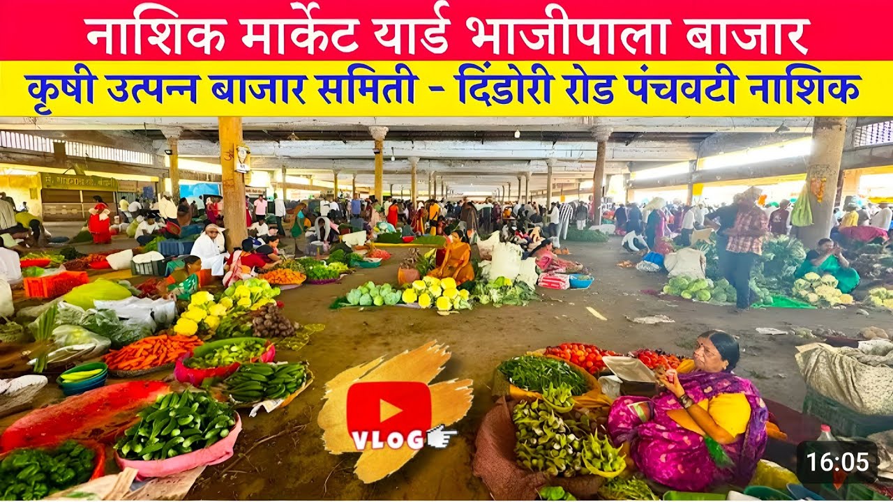नाशिक मार्केट यार्ड भाजीपाला बाजार । A1B VLOGS 