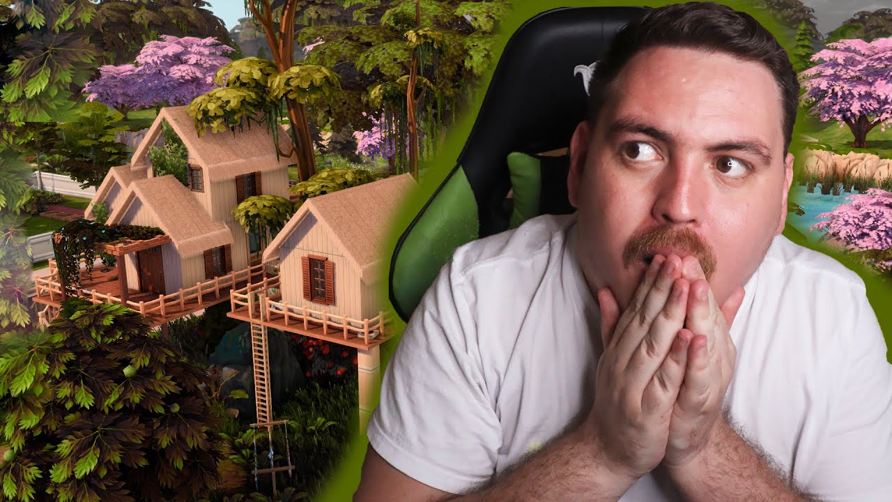 REFORMEI UMA CASA NA ÁRVORE ABANDONADA!!! │ Sims a Obra
