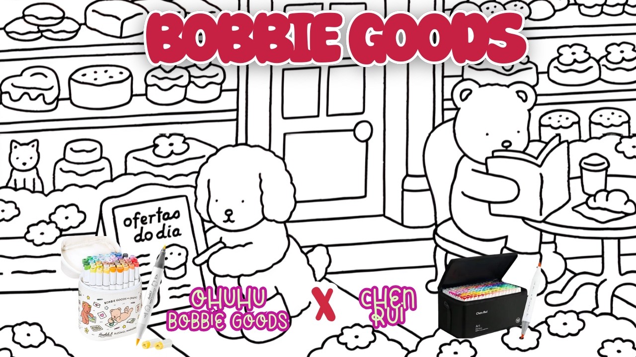 COLORINDO BOBBIE GOODS | CHEN RUI X OHUHU BOBBIE GOODS | ABRINDO A PADARIA | PAG 6