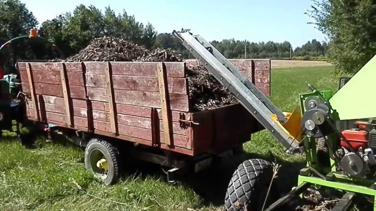 špalíkovač stěpkovač s dopravníkem 2