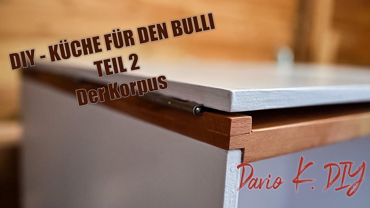 VW T5 - Camper Heckküche für den Multivan. Wir bauen ein Küchenmodul für den Heckauszug vom Bulli