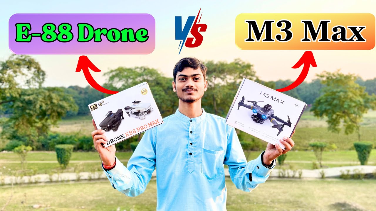 M3 Max vs E88 Drone Which One is Best? Real Comparison! | M3 Max Drone vs E88 Which Should You Buy?