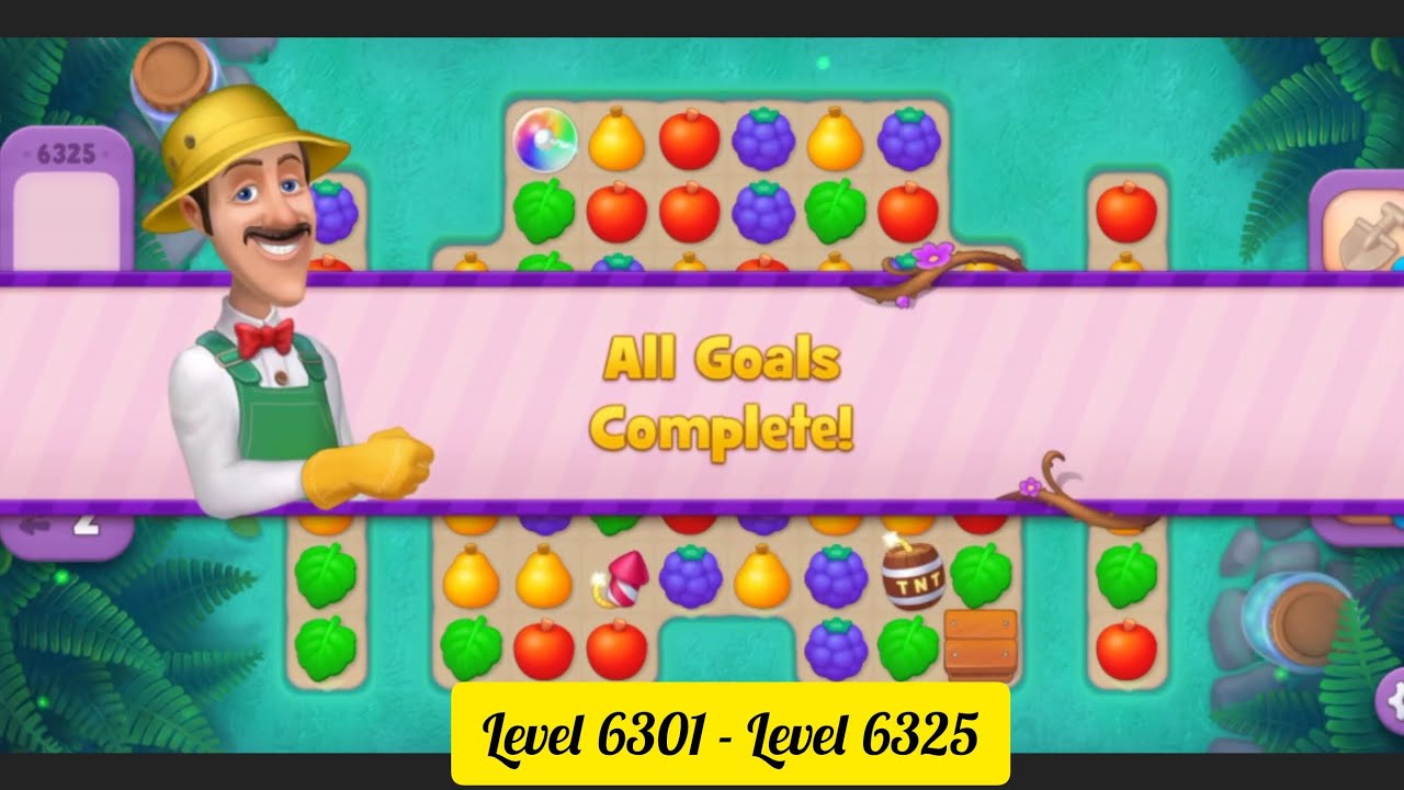 Gardenscapes ( Level 6301 - Level 6325 ) - All Puzzles - Gameplay PART - 304