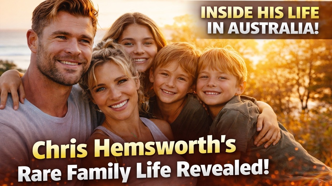 Chris Hemsworth Opens Up About Raising 3 Kids in Australia | Rare Family Life Revealed
