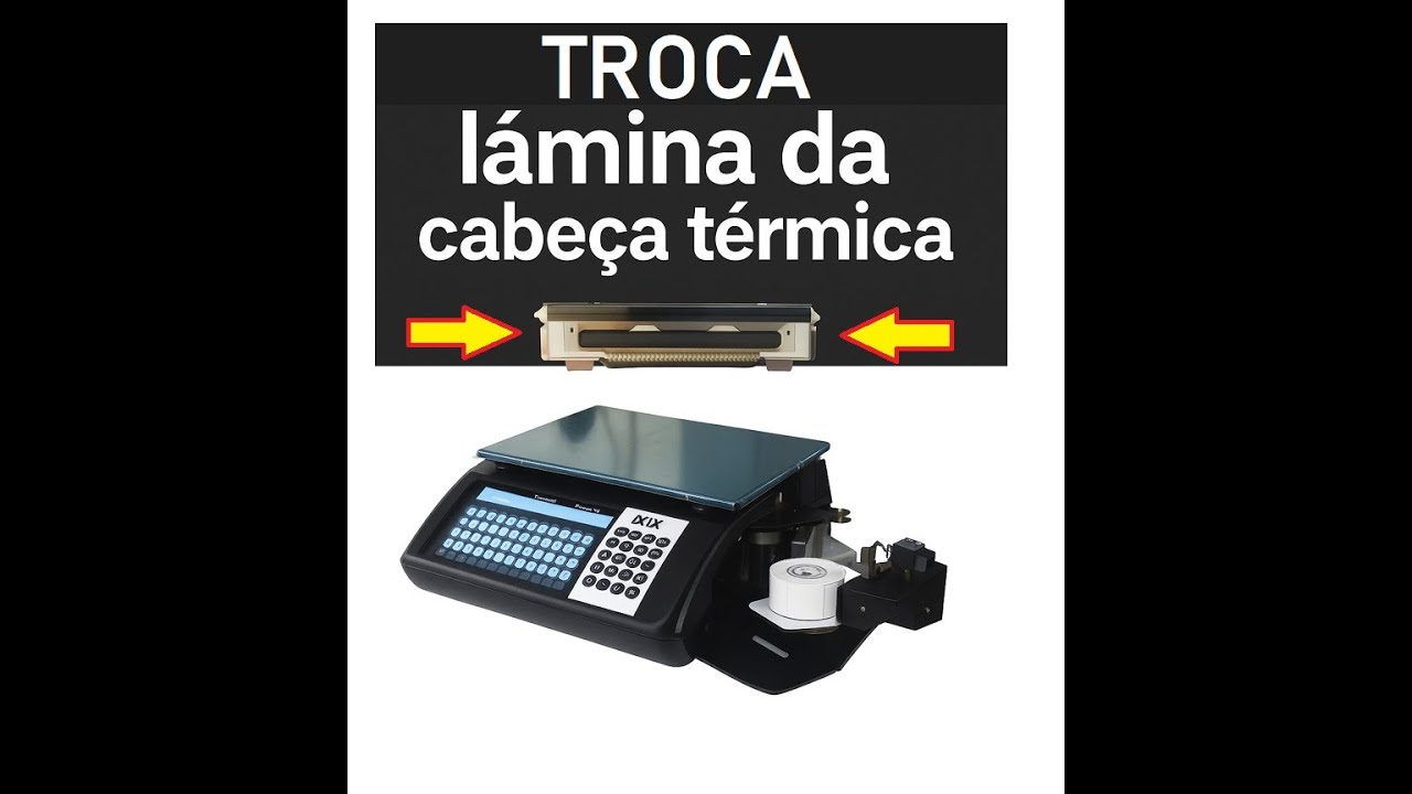 Como trocar a cabeça térmica da balança  prix4 uno sem trocar o mecanismo completo