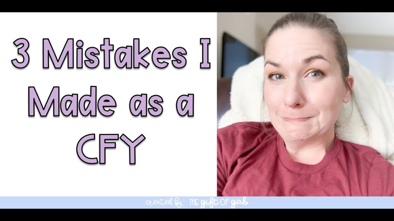 I Can't Believe I Did This as A CFY