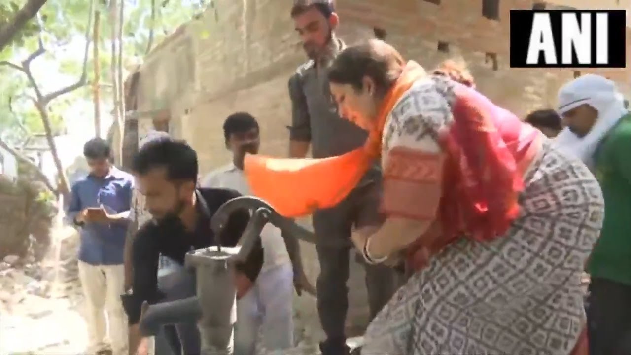 Amethi campaign trail: BJP's Smriti Irani dons firefighter avatar