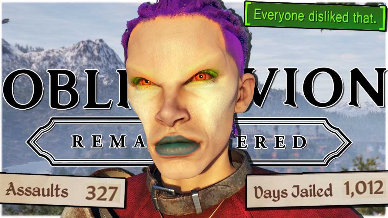 Being a PSYCHOPATH in Oblivion Remastered