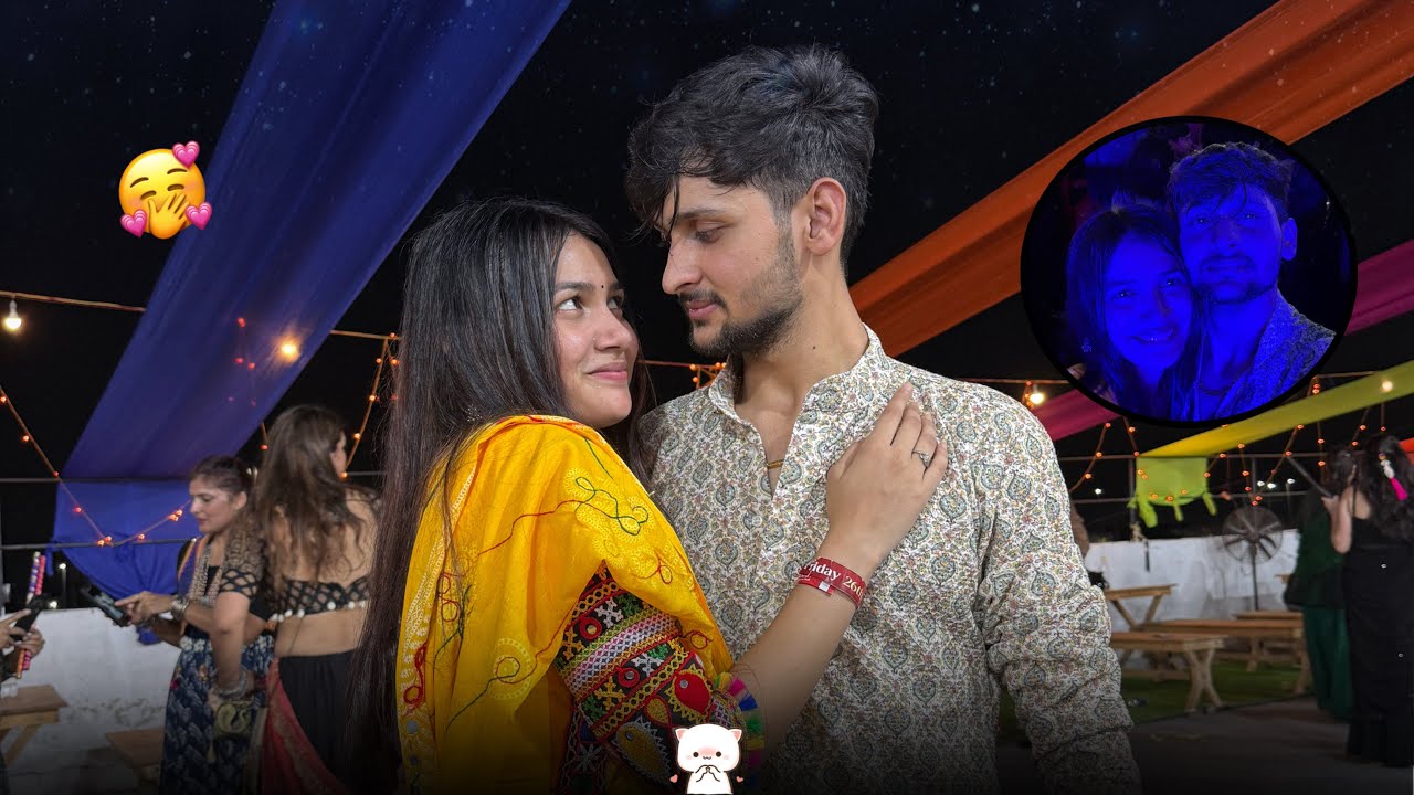 RUHI और MAINE खेला Dandiya ❤️ || Navratri special 🥰 || The Harshit Vlogs 
