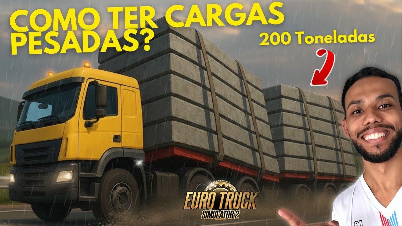 Como pegar cargas EXTREMAMENTE pesadas no Euro Truck Simulator 2