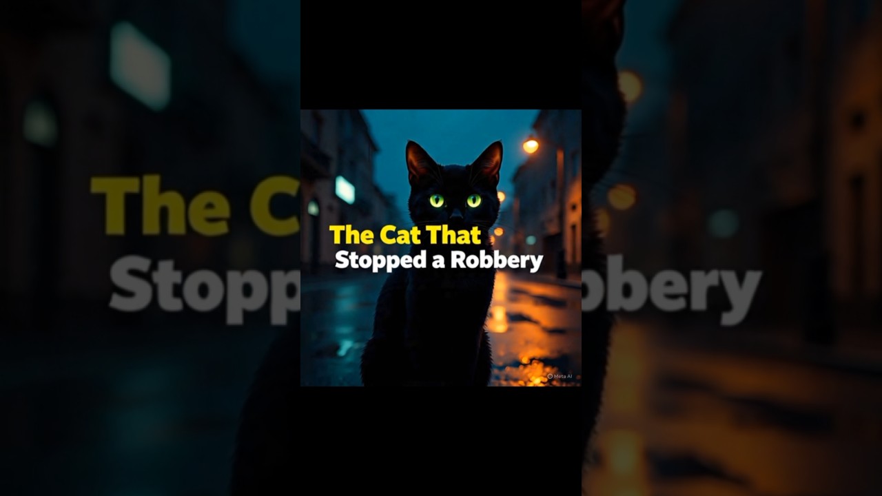 The Cat That Stopped a Robbery 😱🐾 | True Hero Story&rdquo;#truestories #catvideos #shorts