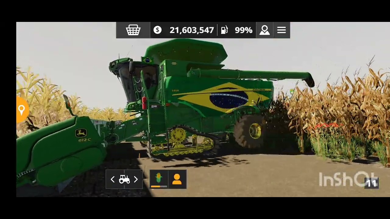 começou a colheita do milho 🌽 os créditos total são pra ele 👇