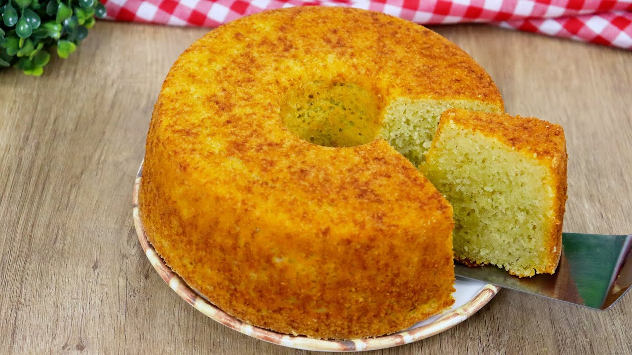 BOLO DE BATATA DOCE FOFINHO