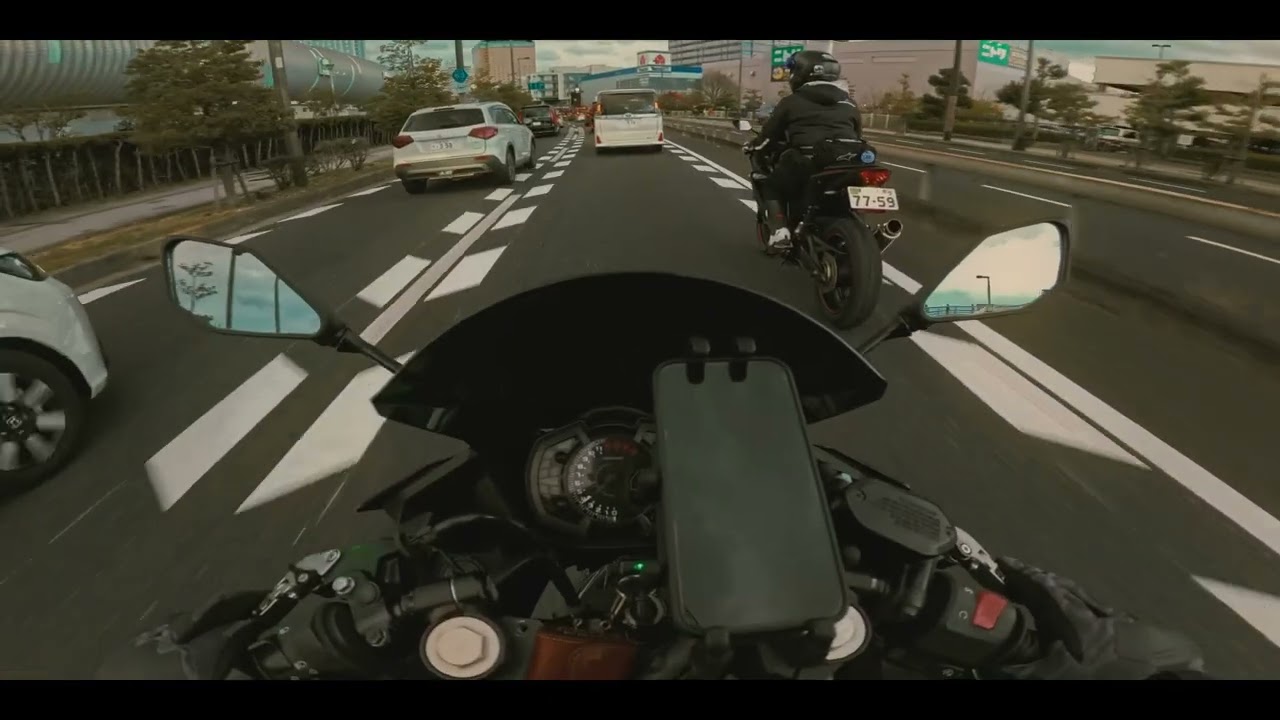 【4K】Osaka Day Ride| Kawasaki Ninja400 | Cinematic Japan