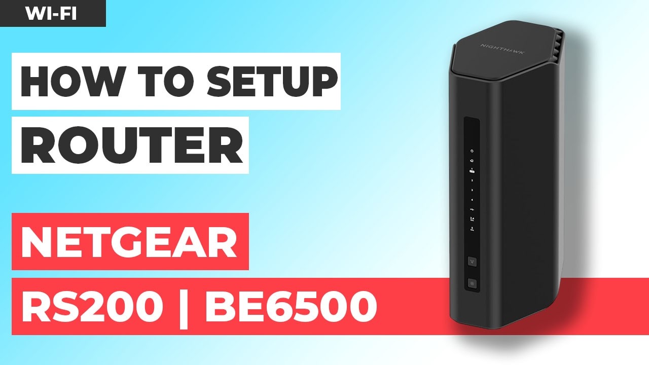 ✅ Как настроить NETGEAR RS200 | Как настроить WiFi-роутер NETGEAR Nighthawk BE6500