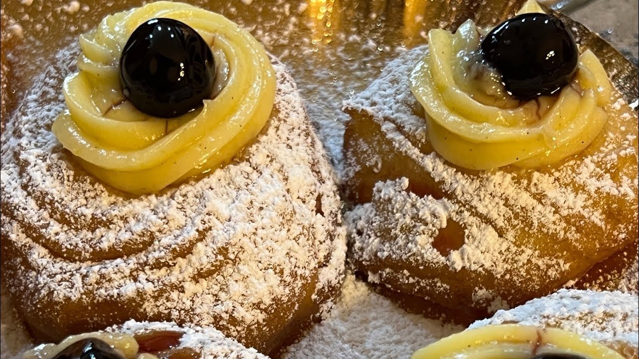 Zeppole di san Giuseppe fritta e al forno 😍